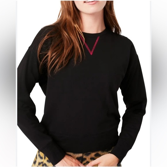 TEREZ Cozy Bamboo Sweatshirt & Jogger Set Black Size S Athleisure Loungewear - Picture 2 of 9